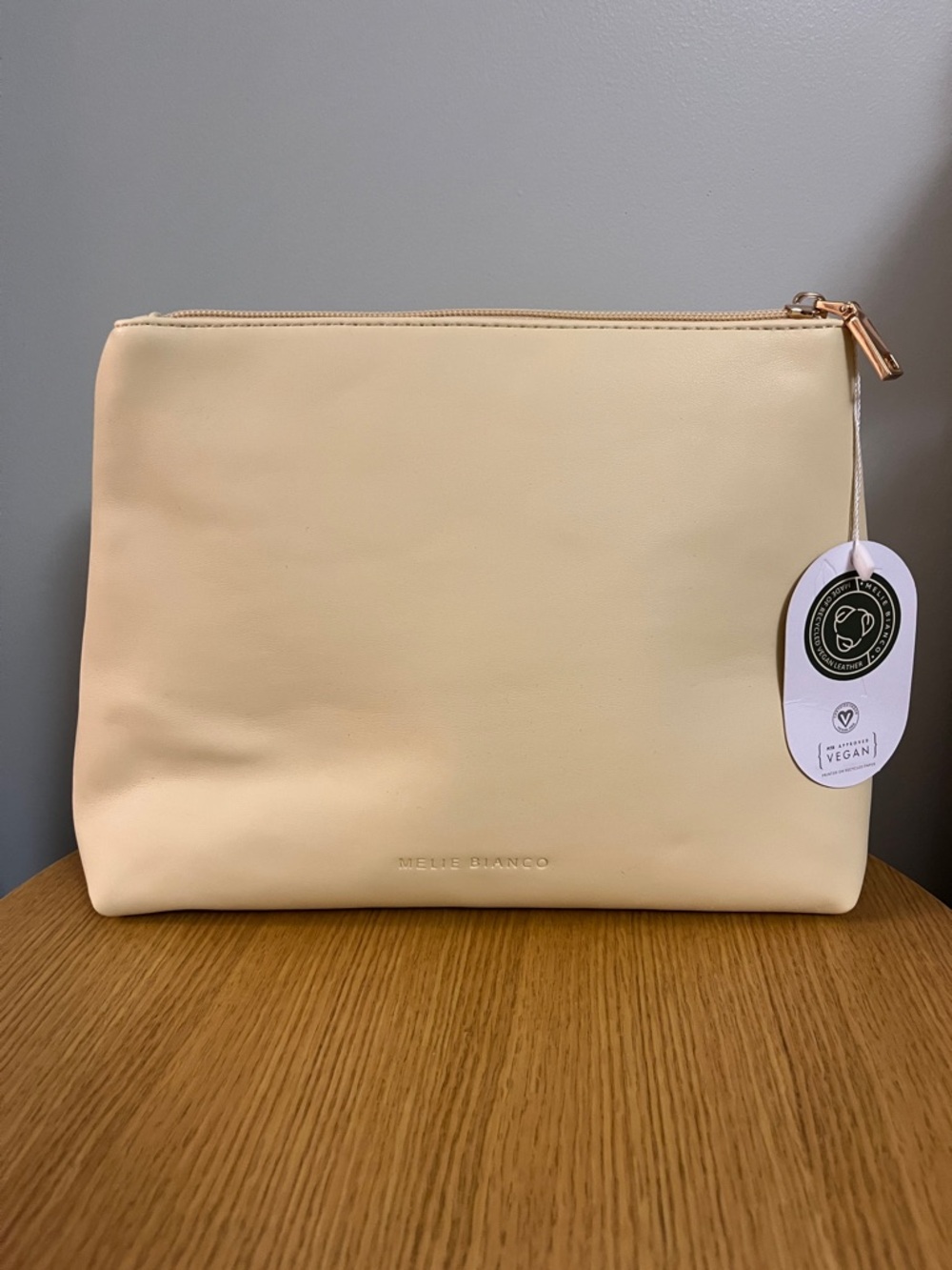 {{Melie Bianco}} Butter Yellow Clutch
